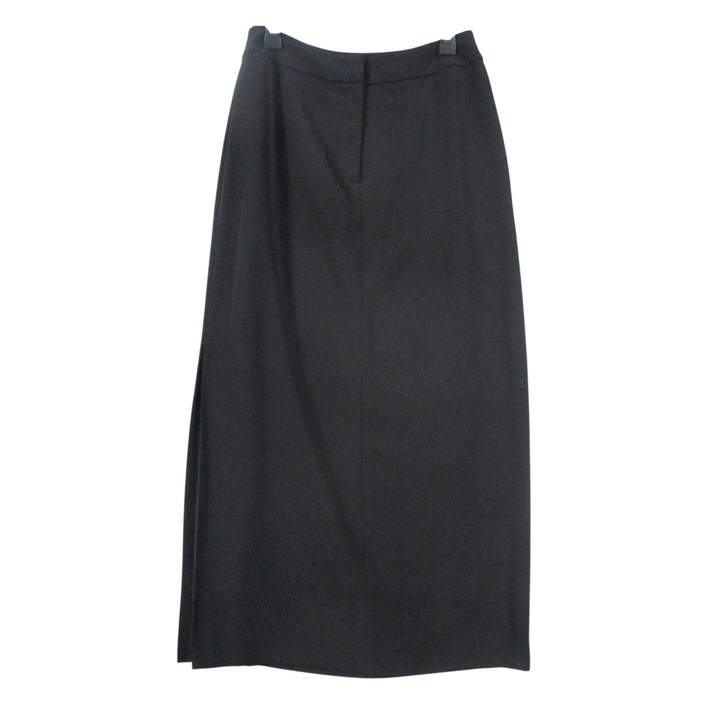 Caslon Black Maxi Skirt Size‎ 10 Side Slit Lined Long Straight Office Wear